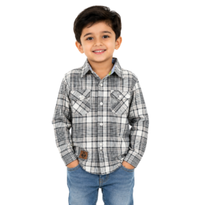 maylone kids boy white checkered full sleeve shirt (6)
