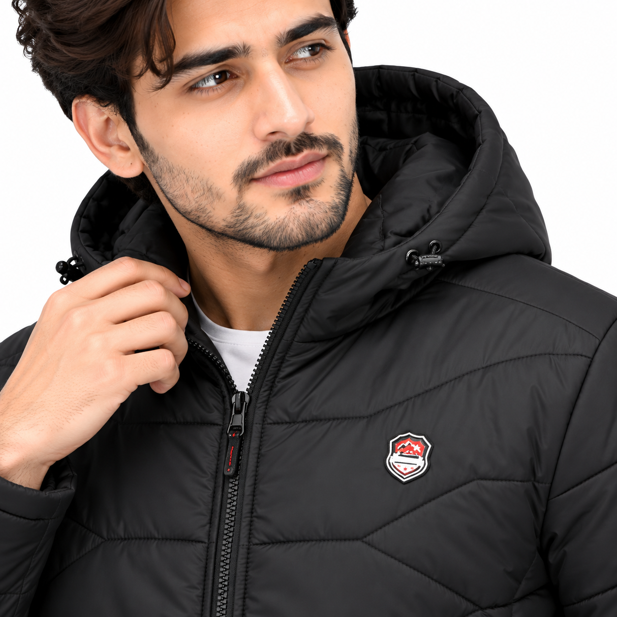 zex zerry men solid black quilted full sleeve jacket (4) zex zerry men solid black quilted full sleeve jacket (4)