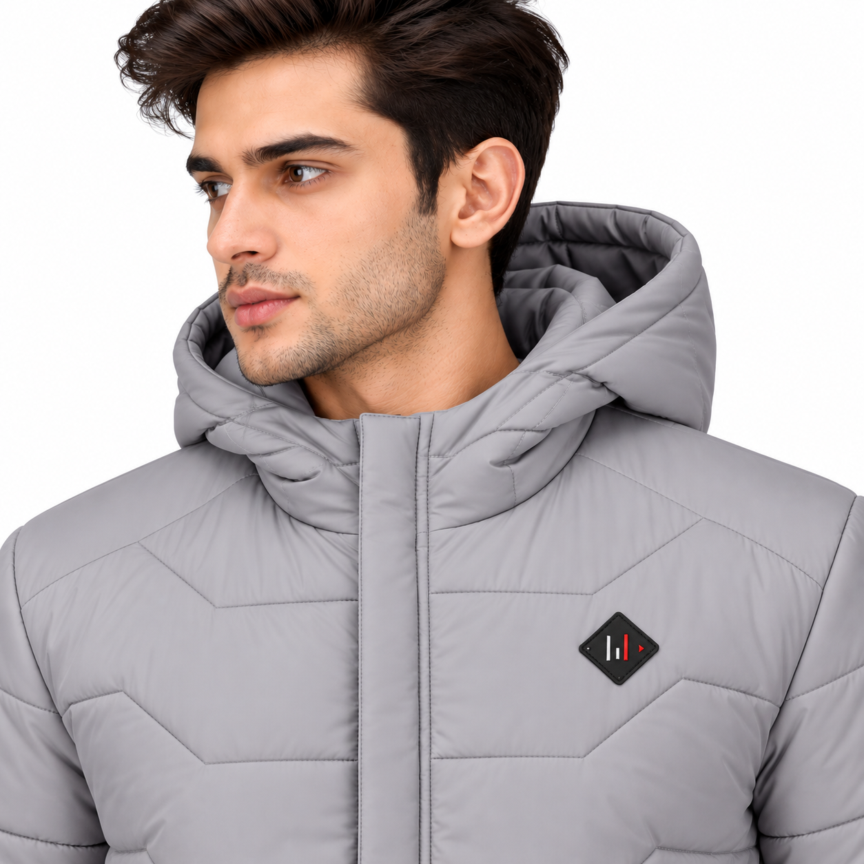 zex zerry men solid grey quilted full sleeve jacket (2) zex zerry men solid grey quilted full sleeve jacket (2)