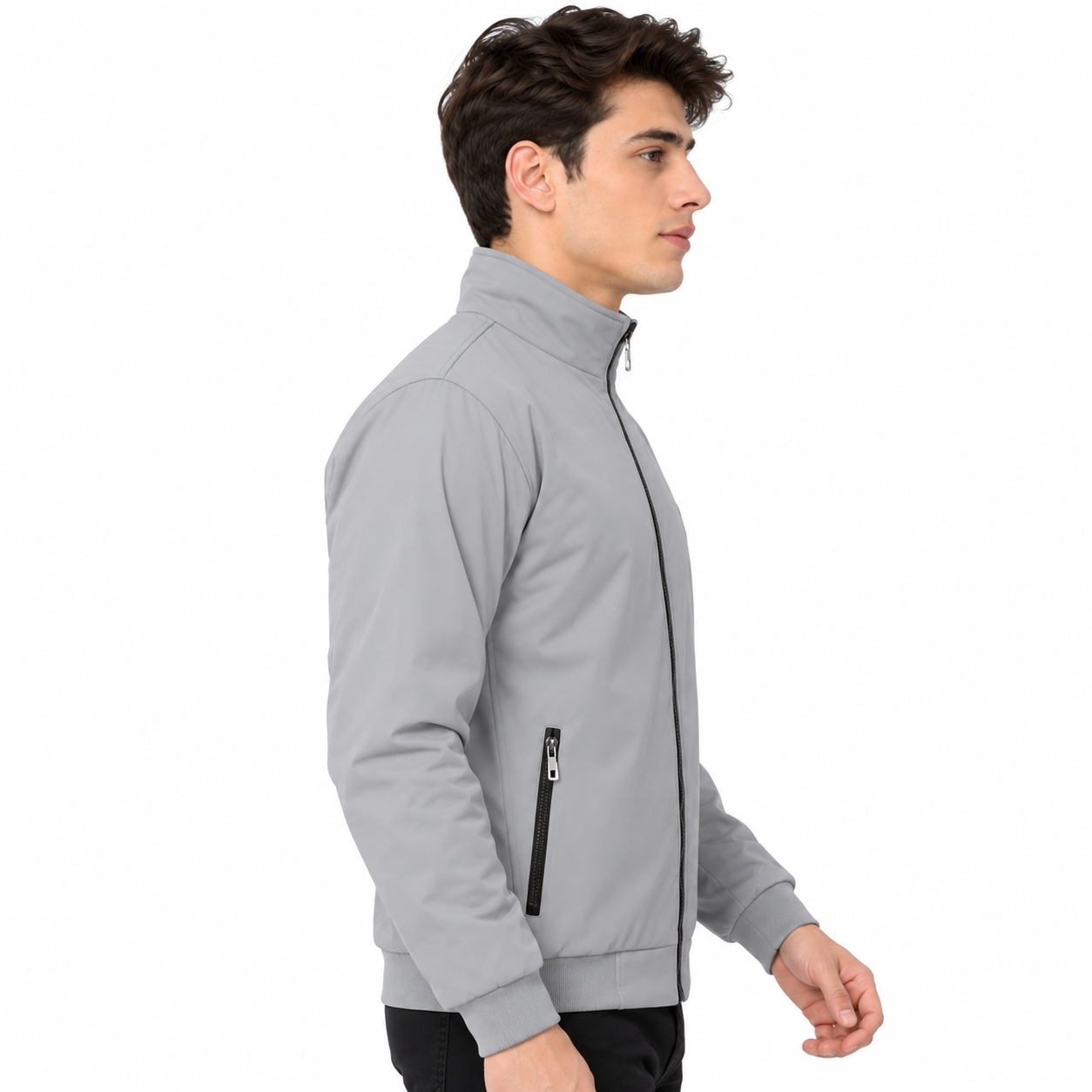 zex zerry men solid light grey casual full sleeve jacket (3) zex zerry men solid light grey casual full sleeve jacket (3)