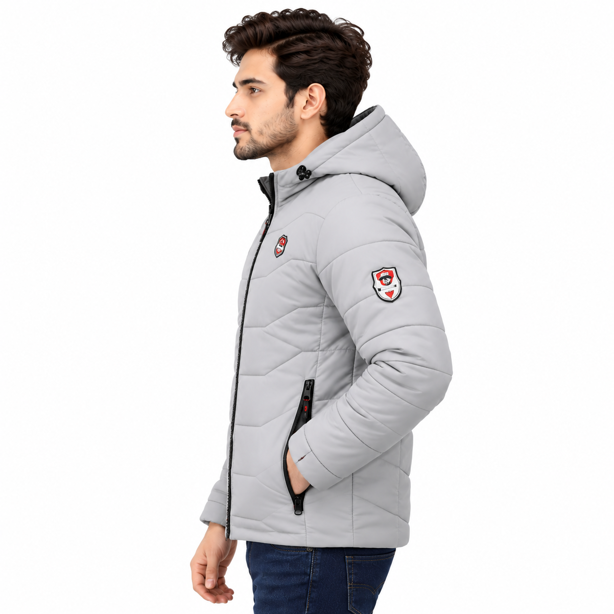 zex zerry men solid light grey quilted full sleeve jacket (3) zex zerry men solid light grey quilted full sleeve jacket (3)
