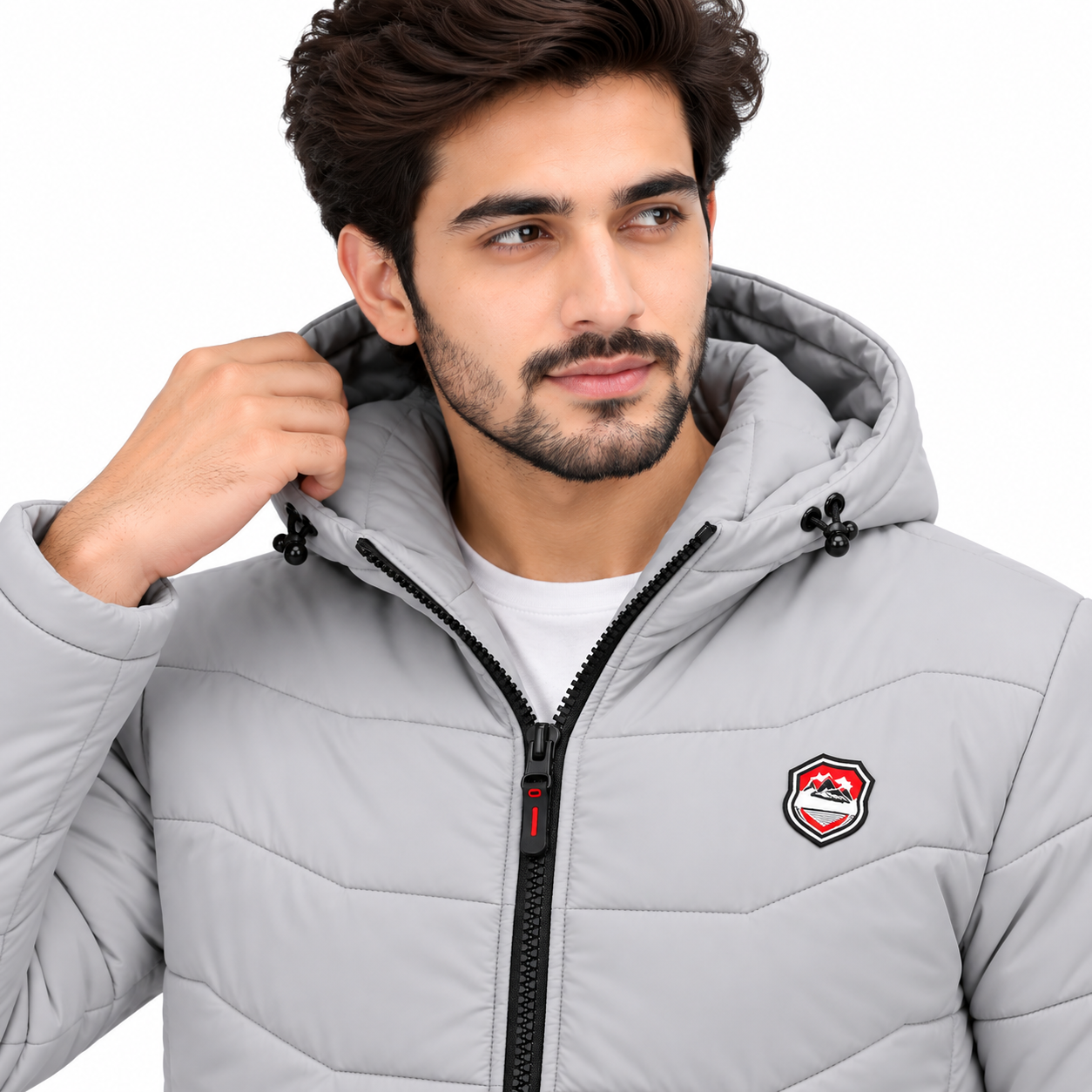 zex zerry men solid light grey quilted full sleeve jacket (4) zex zerry men solid light grey quilted full sleeve jacket (4)