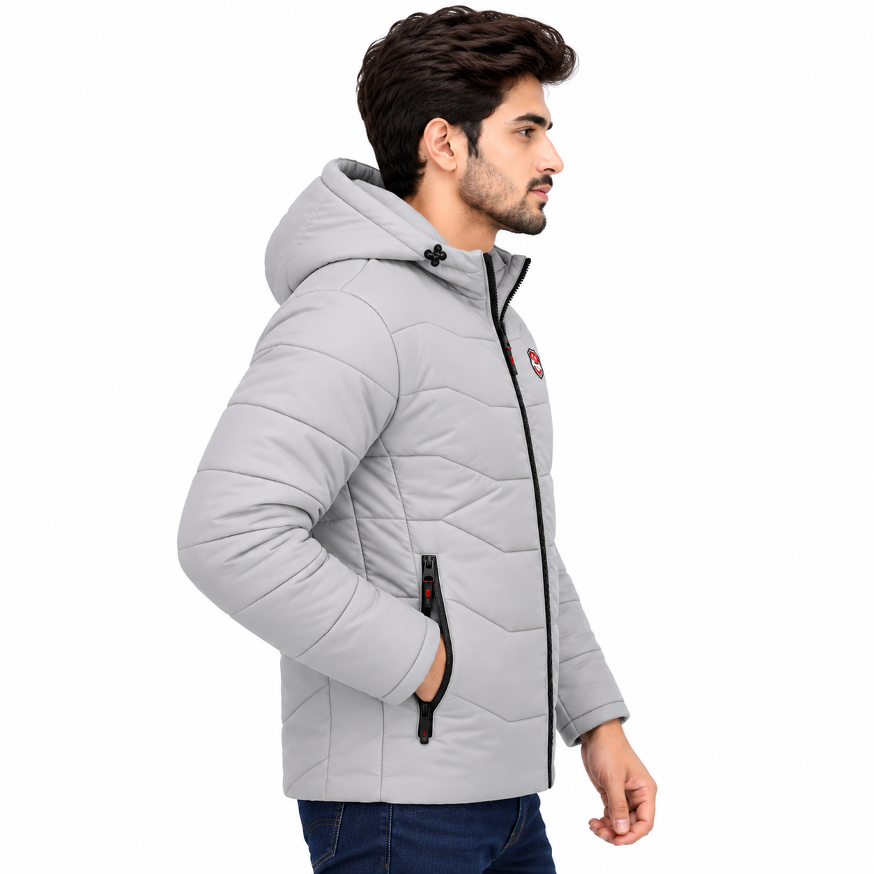 zex zerry men solid light grey quilted full sleeve jacket (6) zex zerry men solid light grey quilted full sleeve jacket (6)