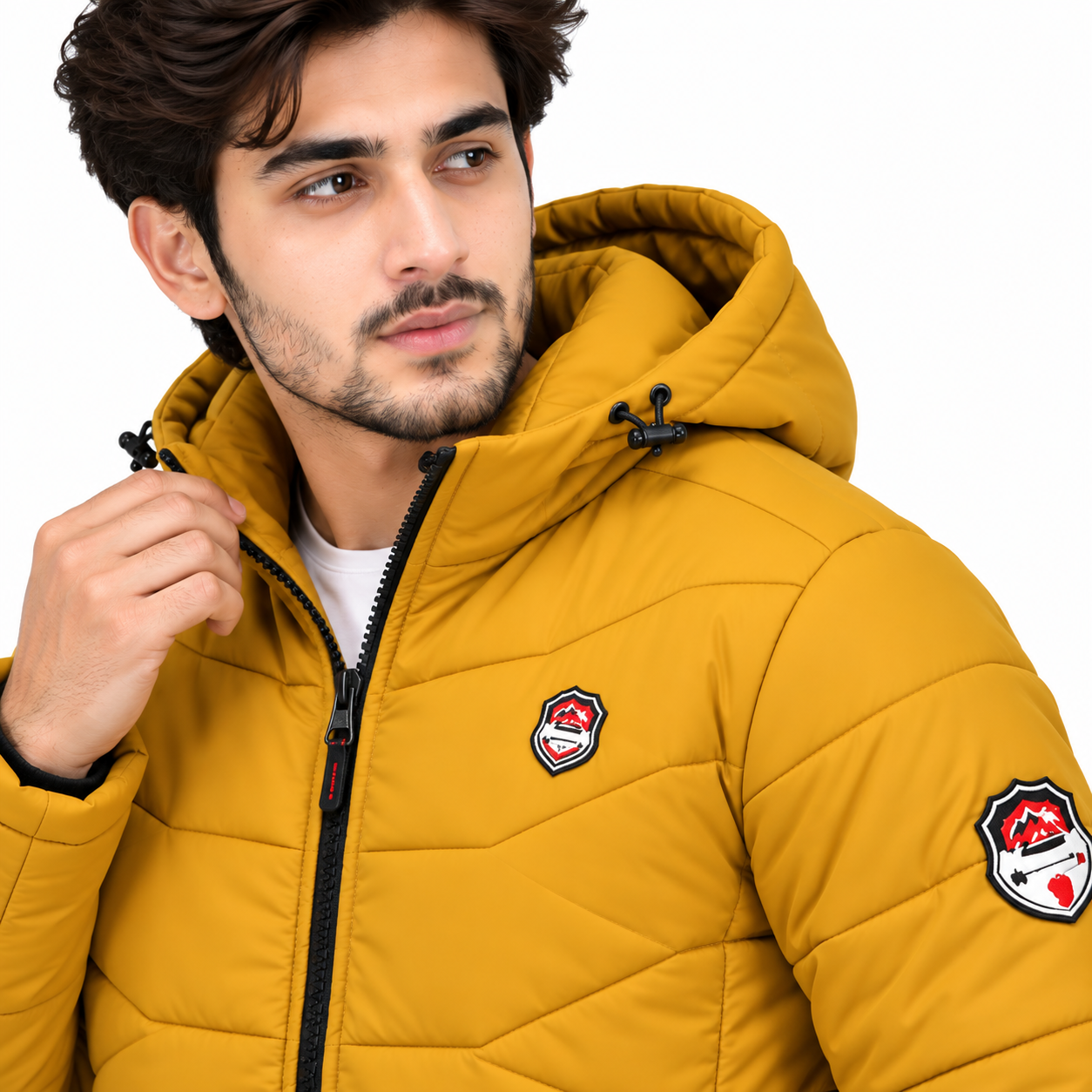 zex zerry men solid mustard quilted full sleeve jacket (5) zex zerry men solid mustard quilted full sleeve jacket (5)