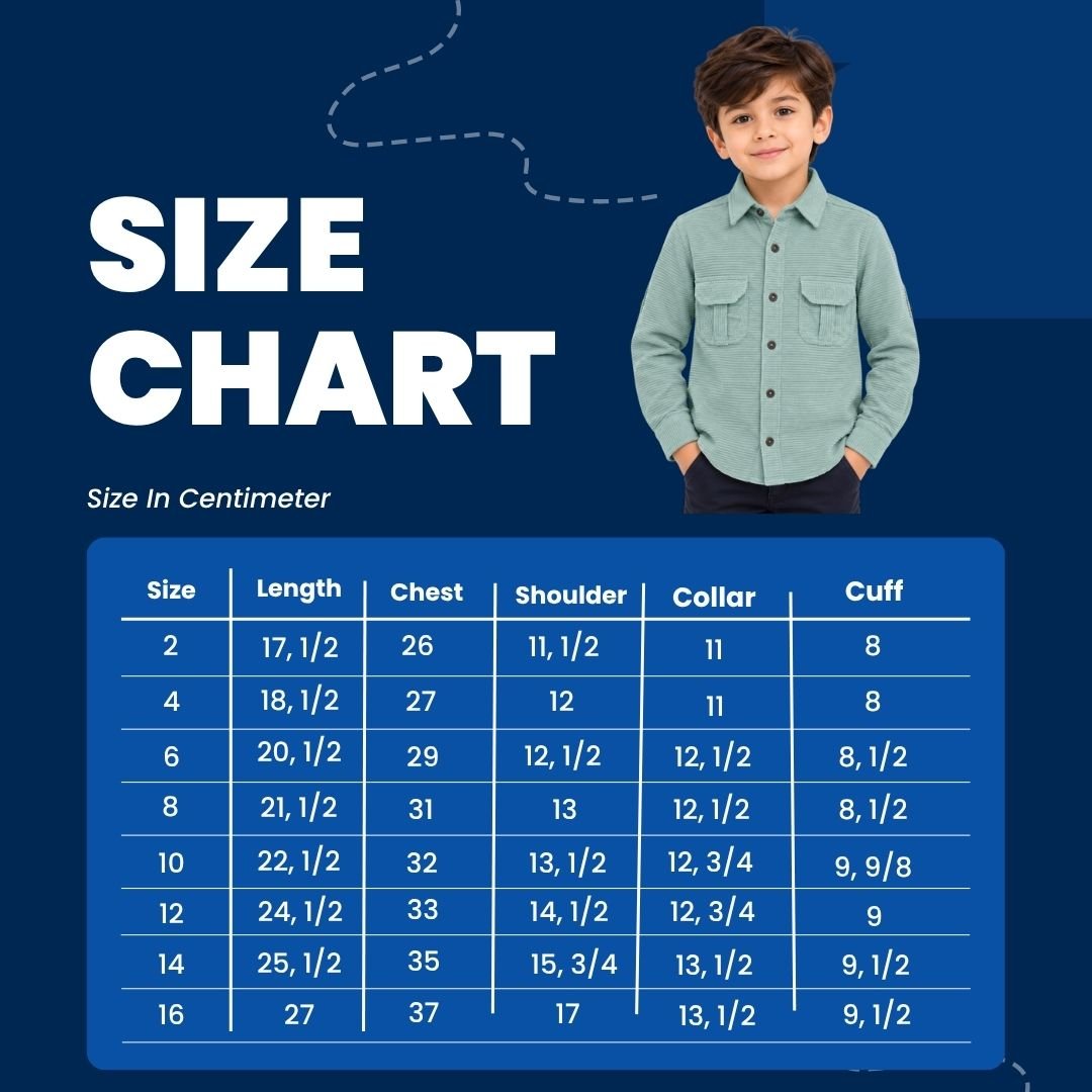 maylone kids boy cauterized full sleeve & dual chest pocket button up shirt (1) maylone kids boy cauterized full sleeve & dual chest pocket button up shirt (1)