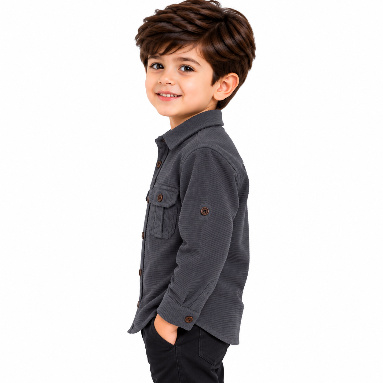 maylone kids boy cauterized full sleeve & dual chest pocket button up shirt (15) maylone kids boy cauterized full sleeve & dual chest pocket button up shirt (15)