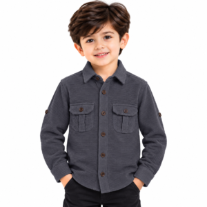Home maylone kids boy cauterized full sleeve & dual chest pocket button up shirt (18)