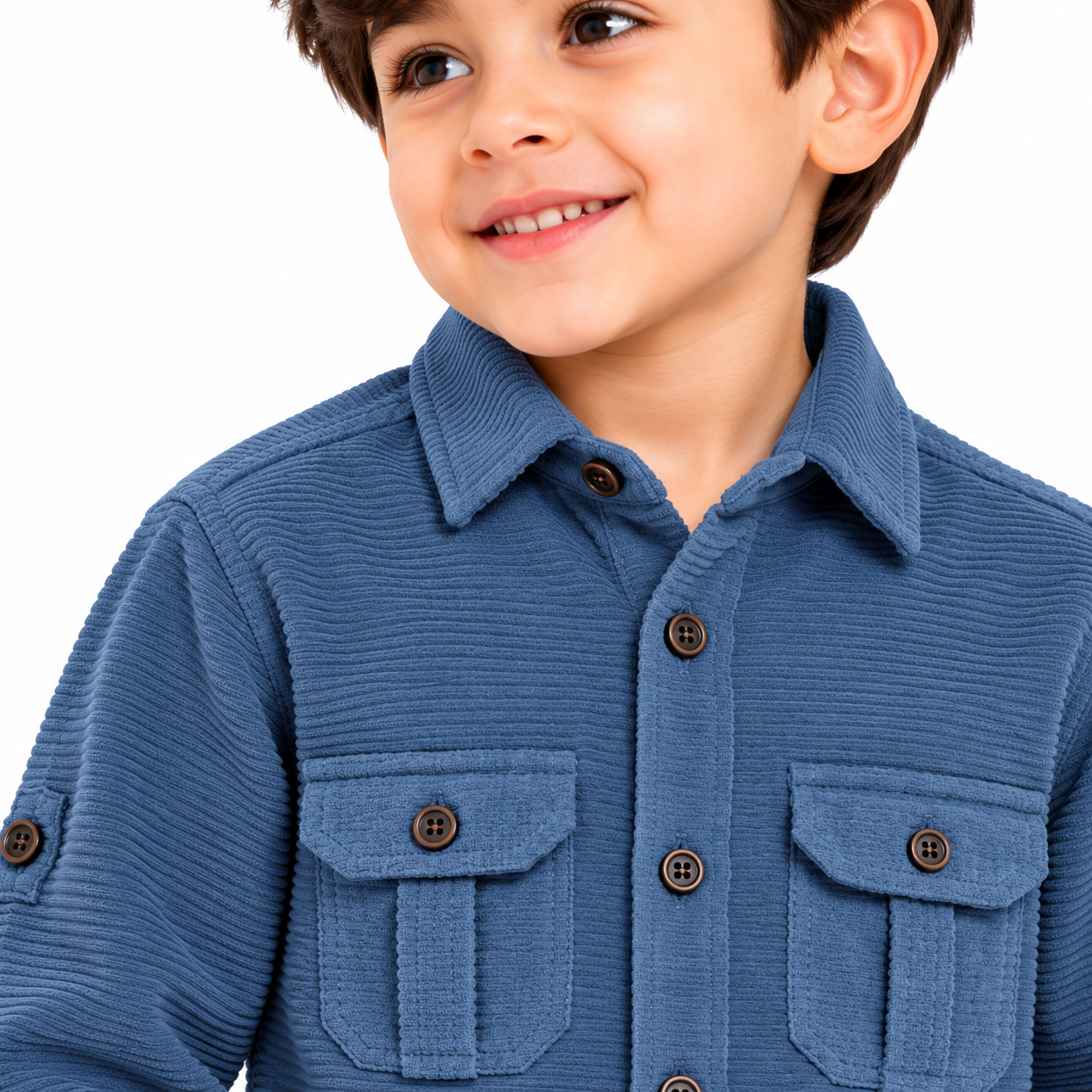 maylone kids boy cauterized full sleeve & dual chest pocket button up shirt (8) maylone kids boy cauterized full sleeve & dual chest pocket button up shirt (8)