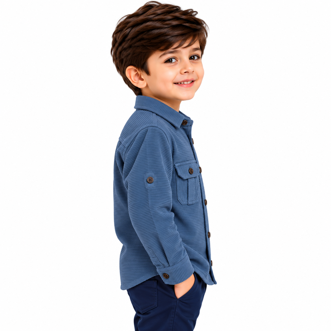 maylone kids boy cauterized full sleeve & dual chest pocket button up shirt (9) maylone kids boy cauterized full sleeve & dual chest pocket button up shirt (9)