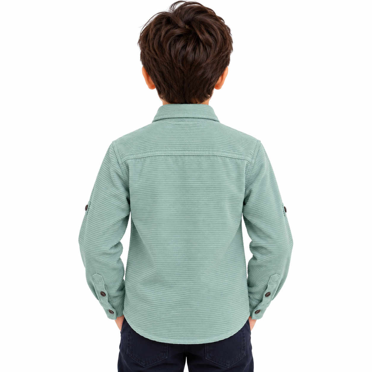 maylone kids boy cauterized full sleeve & dual pocket shirt maylone kids boy cauterized full sleeve & dual pocket shirt