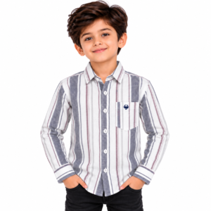 maylone kids boy cotton black vertical strips full sleeve shirt (2)