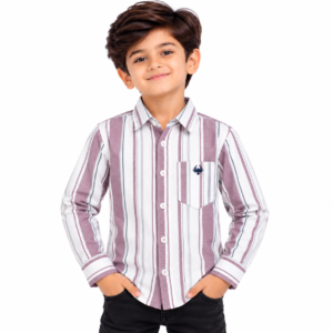 maylone kids boy cotton violet vertical strips full sleeve shirt (4)