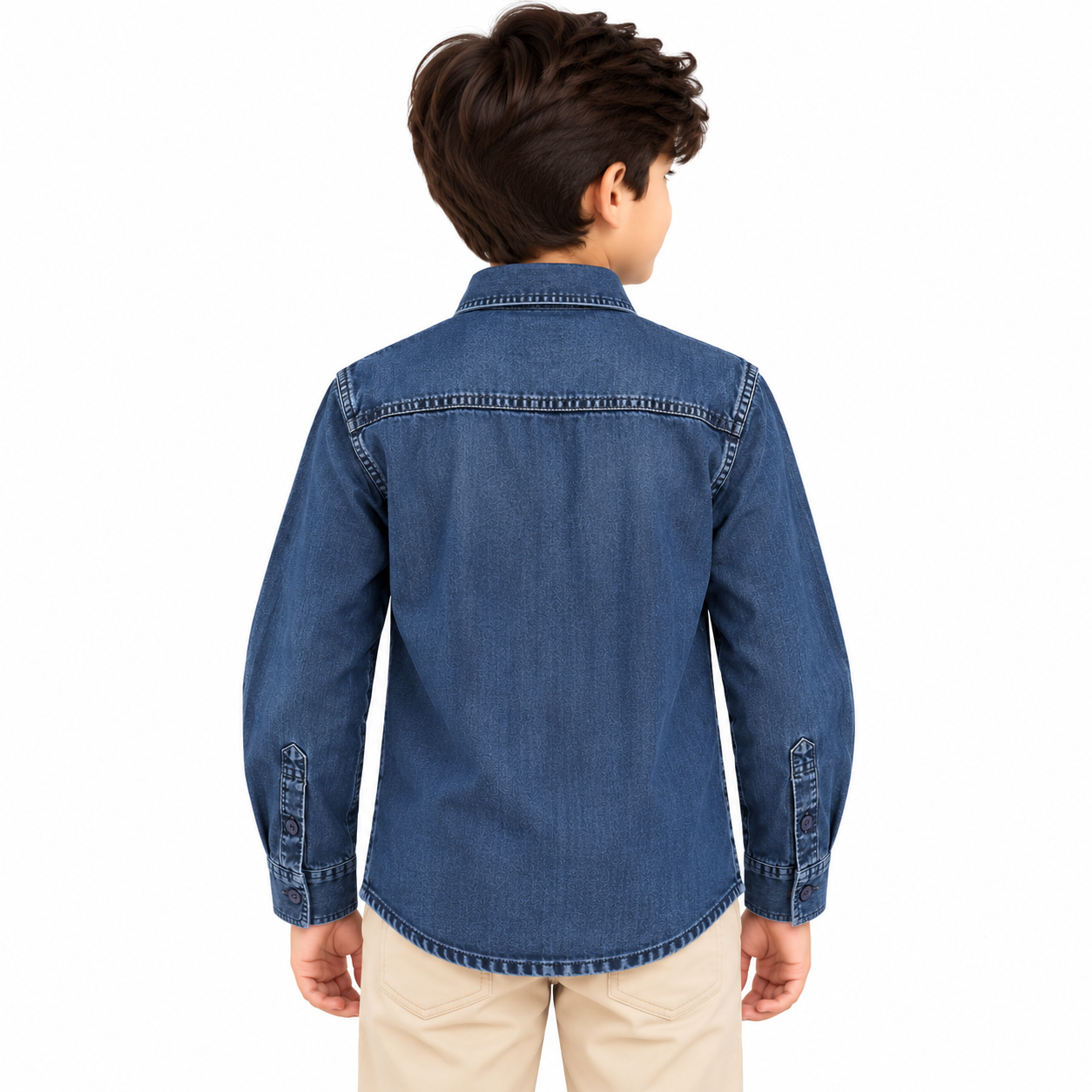 maylone kids boy dark blue rfd full sleeve shirt with dual chest pocket (2) maylone kids boy dark blue rfd full sleeve shirt with dual chest pocket (2)