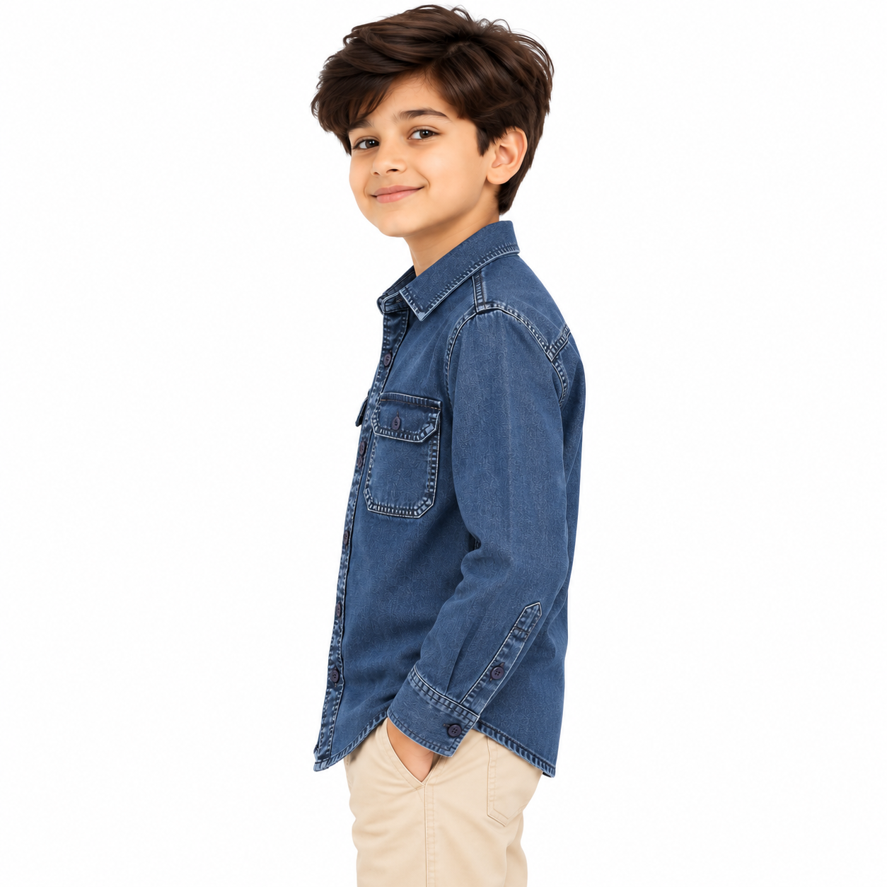 maylone kids boy dark blue rfd full sleeve shirt with dual chest pocket (4) maylone kids boy dark blue rfd full sleeve shirt with dual chest pocket (4)