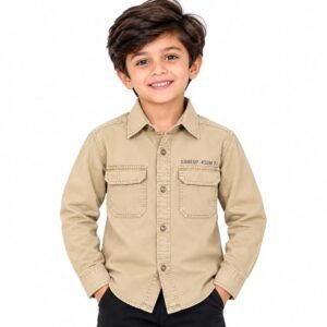 maylone kids boy denim dark maroon full sleeve shirt with flap pocket (11)