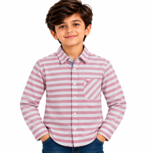 Home maylone kids boy single pocket full sleeve shirt
