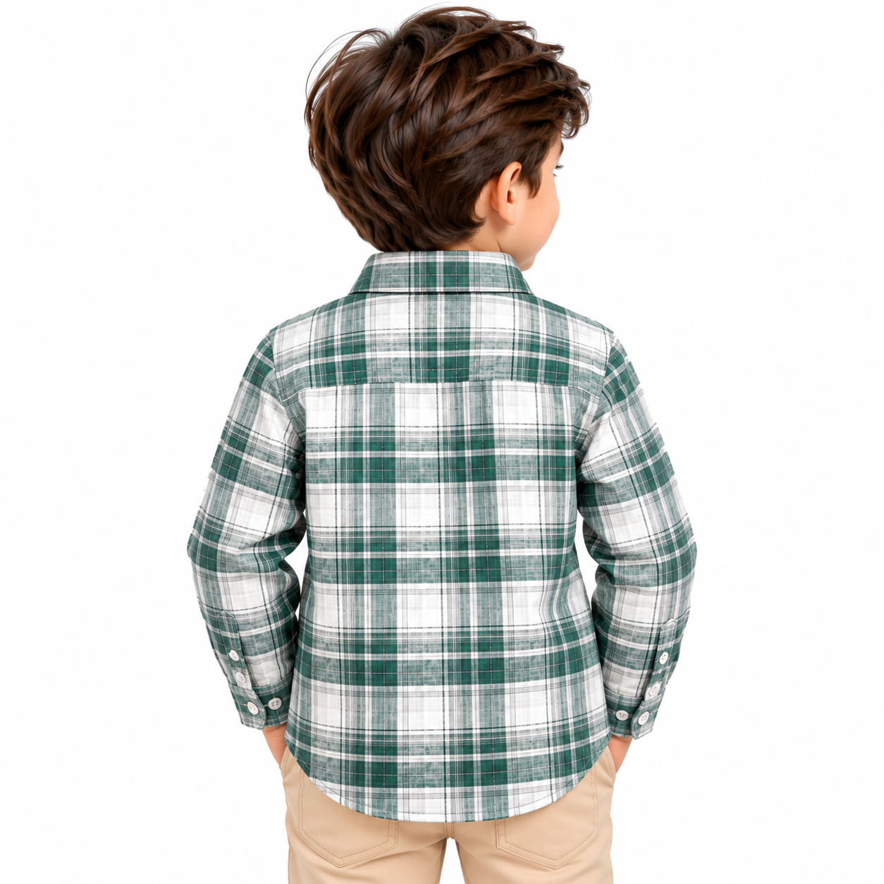 maylone kids boy tartan checkered full sleeve shirt with double pocket (2) maylone kids boy tartan checkered full sleeve shirt with double pocket (2)