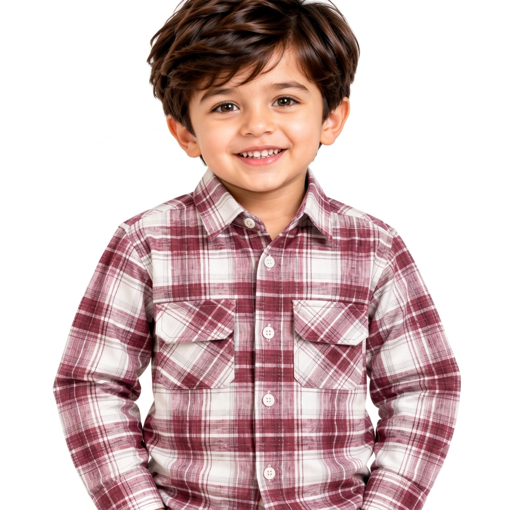 maylone kids boy tartan checkered full sleeve shirt with double pocket (9) maylone kids boy tartan checkered full sleeve shirt with double pocket (9)