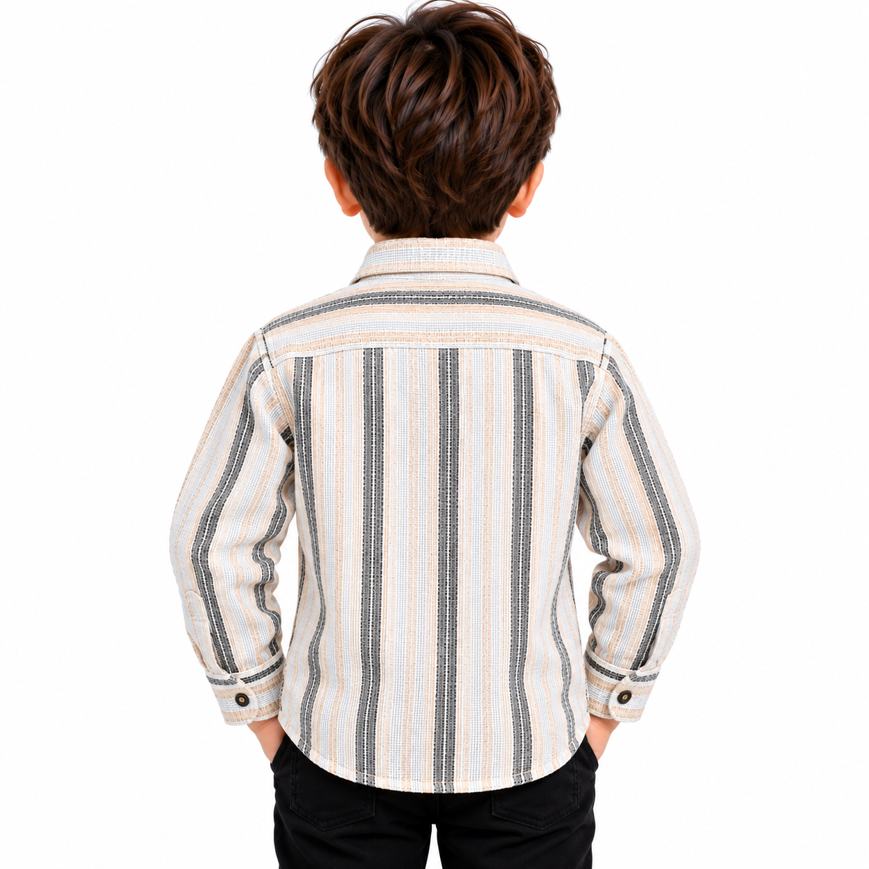 maylone kids boy woollen full sleeve shirt with single chest pocket (2) maylone kids boy woollen full sleeve shirt with single chest pocket (2)
