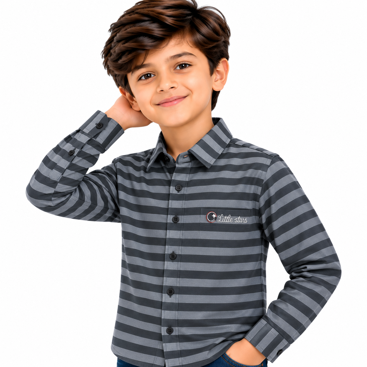 smiling boy in striped shirt (4) smiling boy in striped shirt (4)