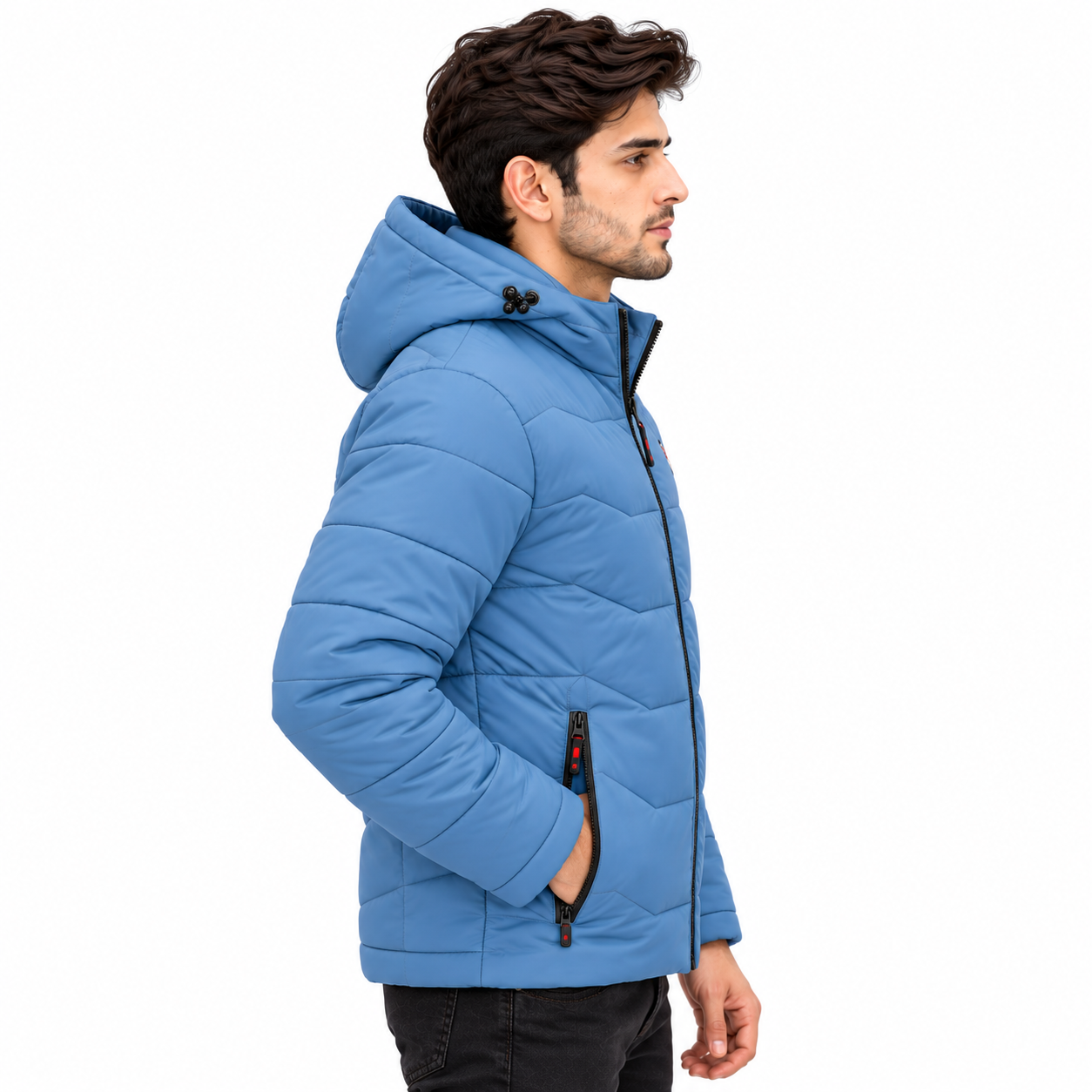 zex zerry men solid air force casual quilted full sleeve jacket (3) zex zerry men solid air force casual quilted full sleeve jacket (3)